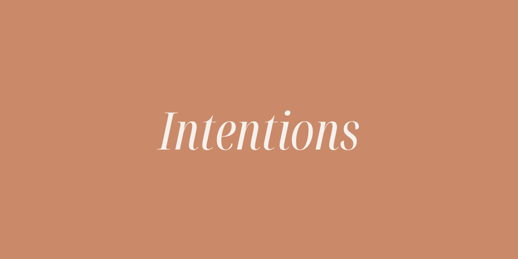Intentions