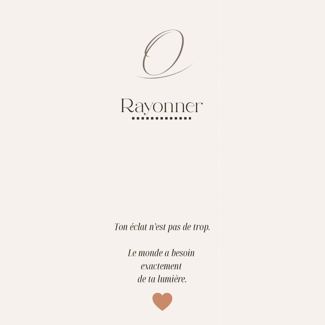 Carte d'intention - Rayonner